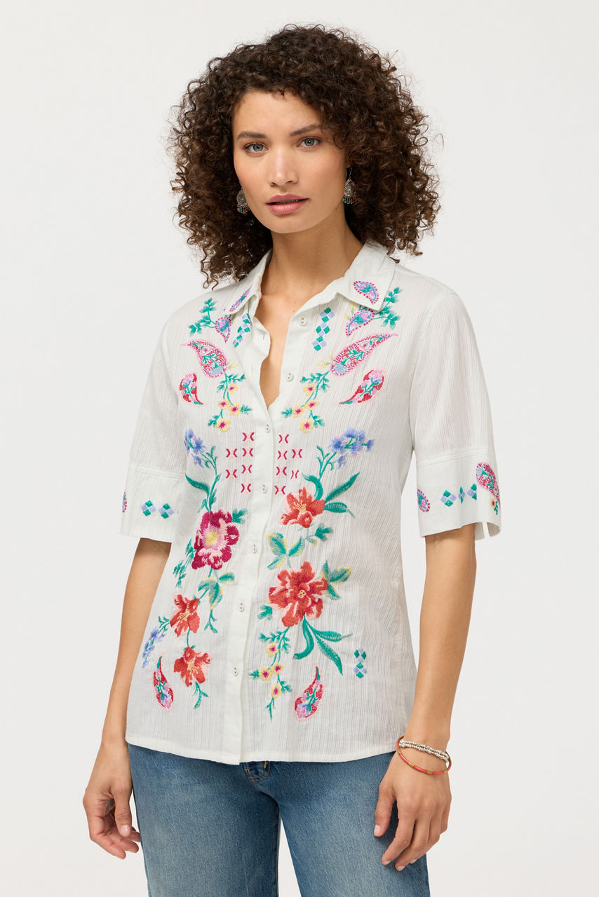 VINTAGE BUTTON DOWN SHIRT, , large image 1