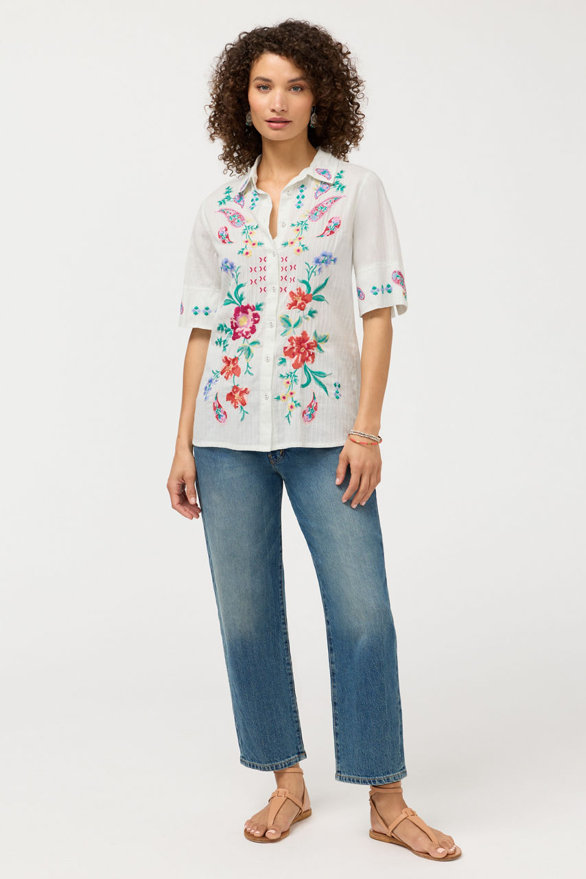 VINTAGE BUTTON DOWN SHIRT, , large image 2