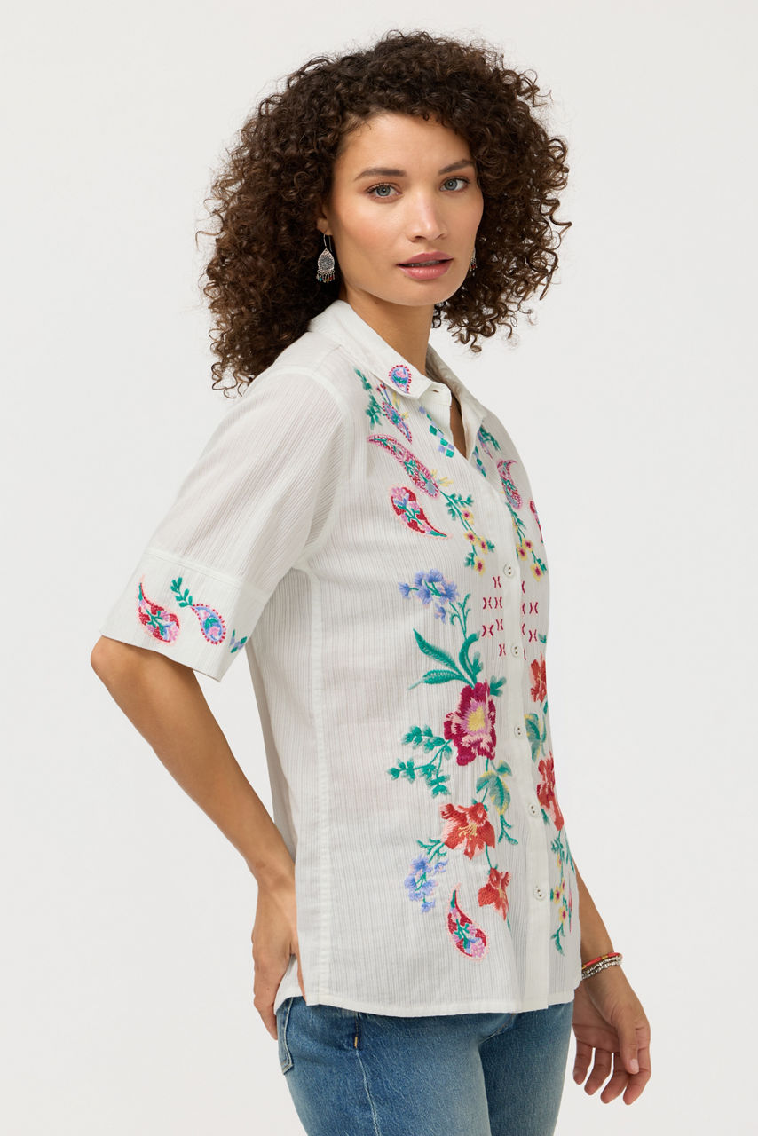 VINTAGE BUTTON DOWN SHIRT, , large image 3