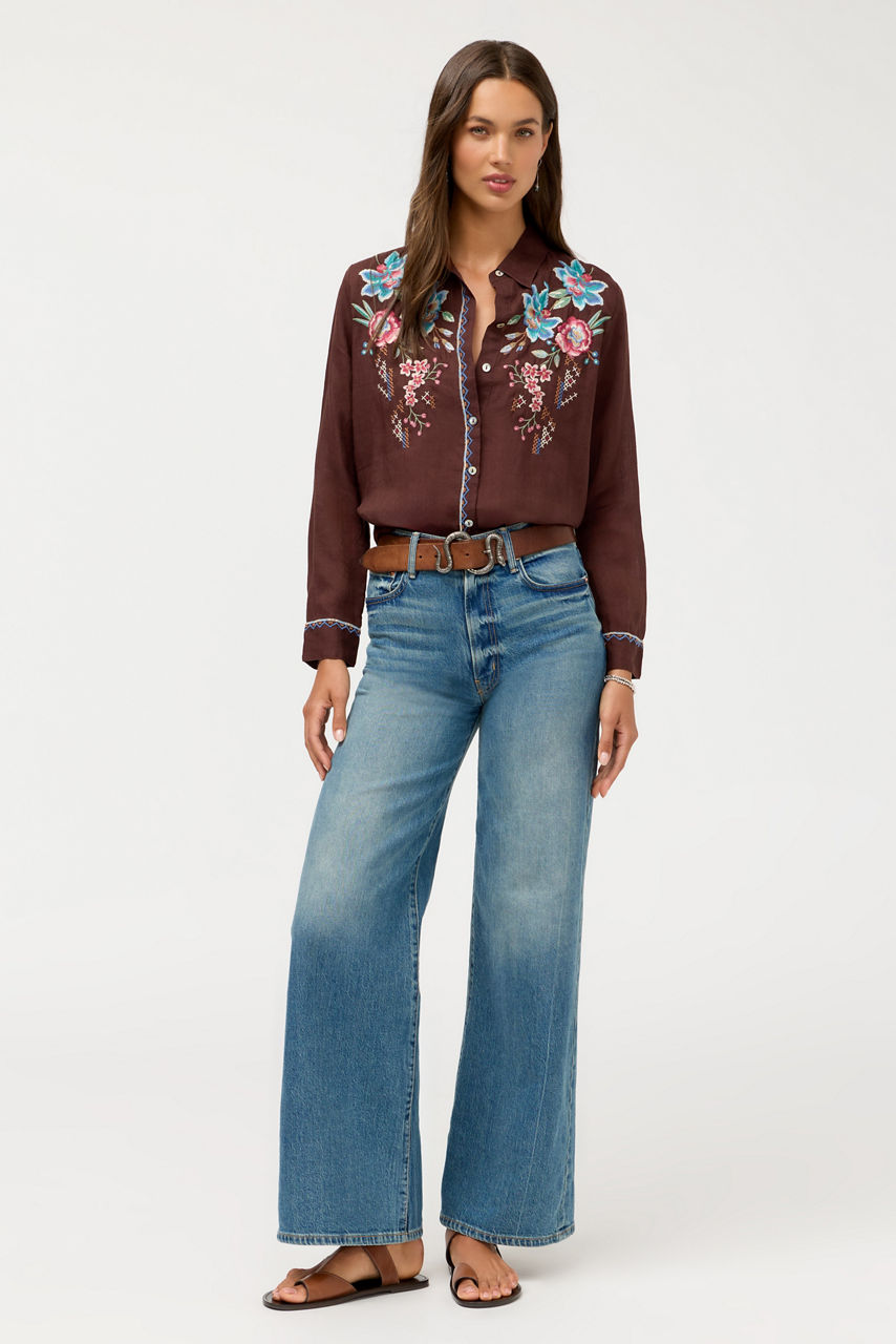 CONTRAST BINDING SHIRT, , large image 3