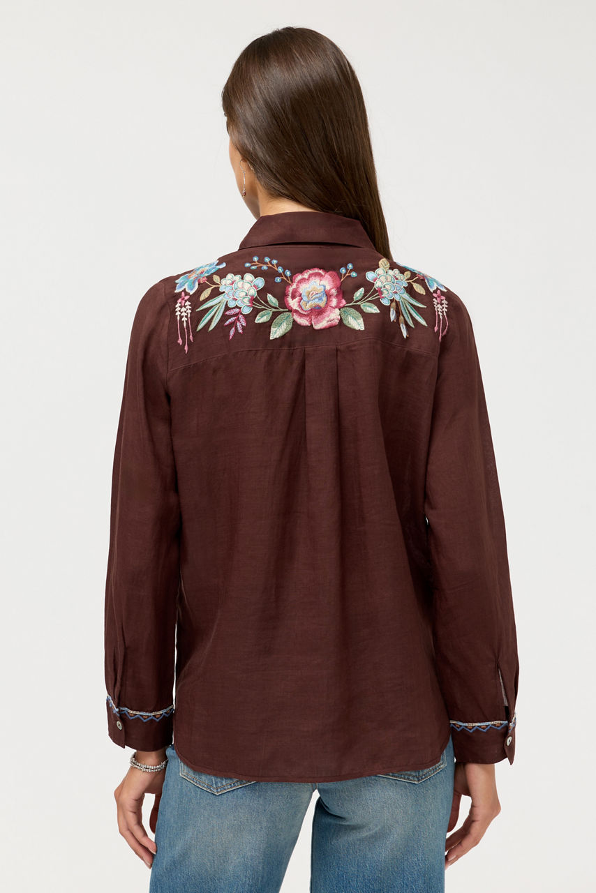 CONTRAST BINDING SHIRT, , large image 5