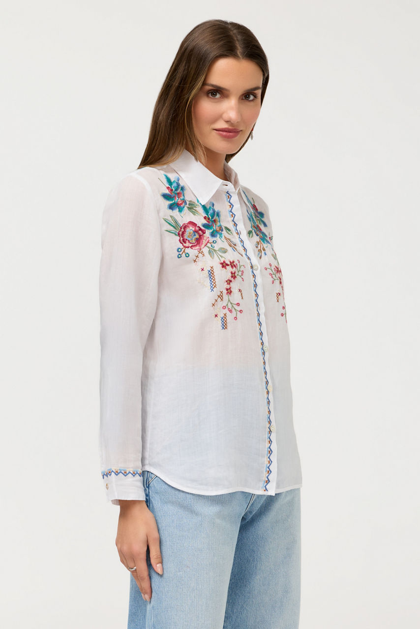 CONTRAST BINDING SHIRT, , large image 3
