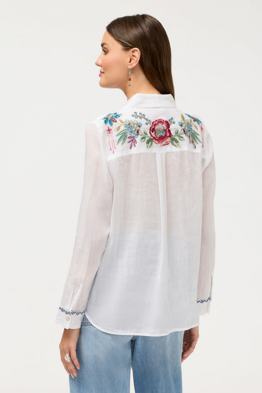 CONTRAST BINDING SHIRT, , large image 4