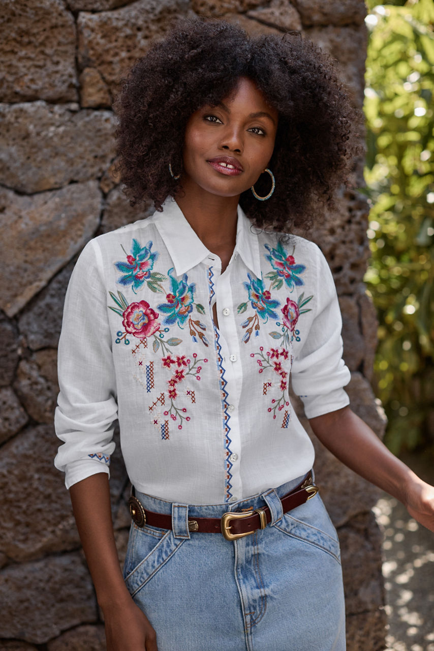 CONTRAST BINDING SHIRT, , large image 5