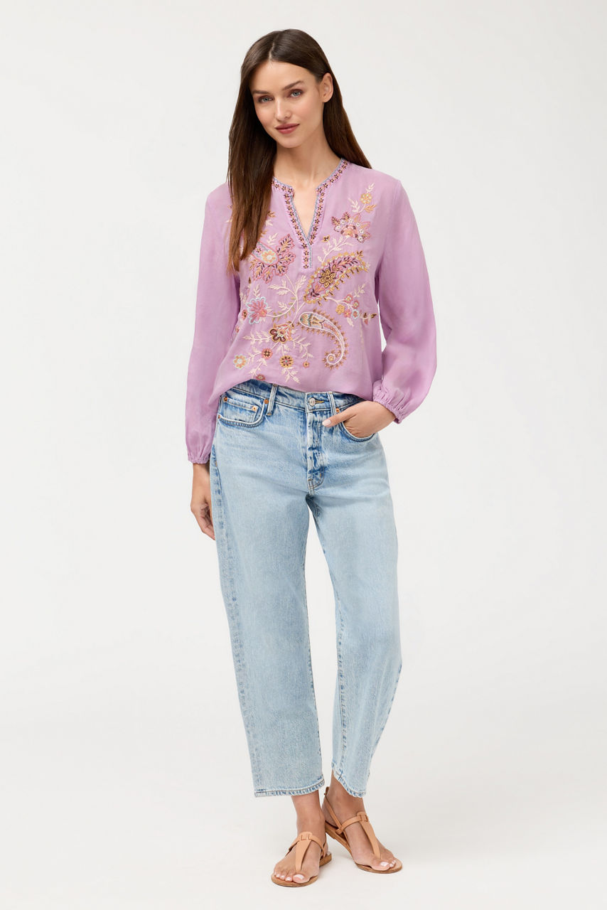 RELAXED SWING BLOUSE, , large image 3