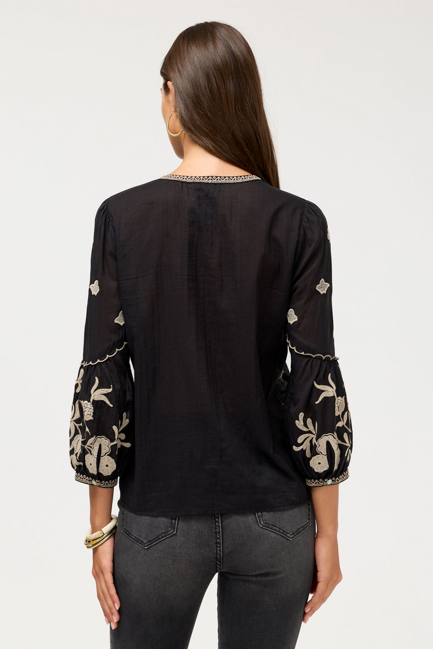 SCALLOP SLEEVE BLOUSE, , large image 3