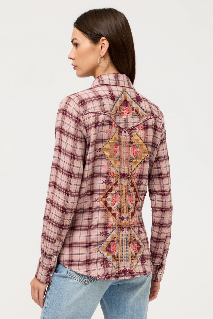 WESTERN PLAID SHIRT, , large image 4