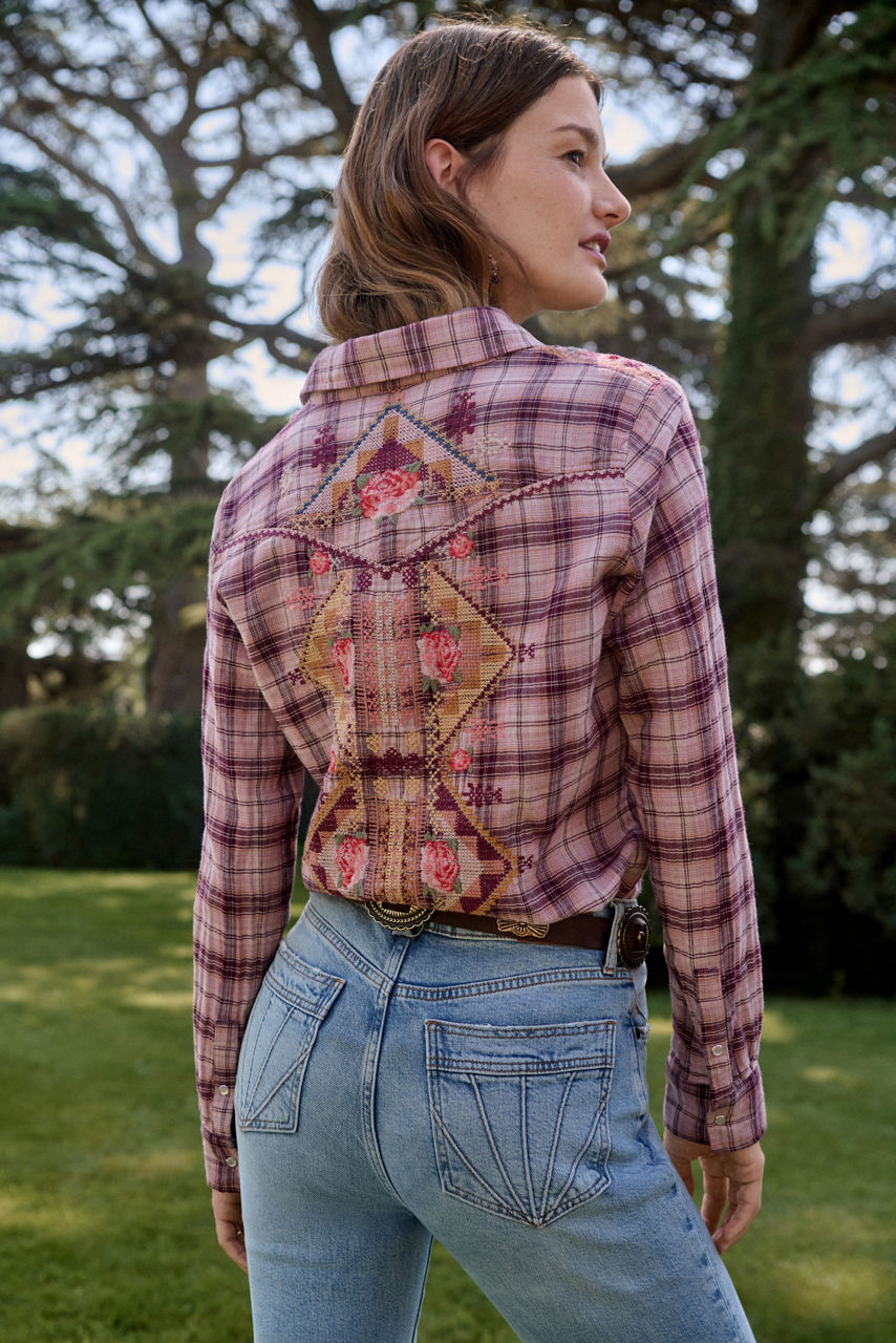 WESTERN PLAID SHIRT, , large image 5