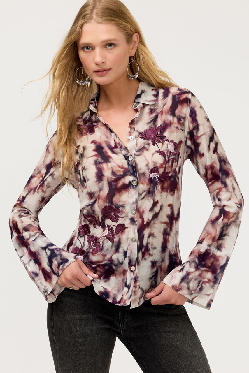 VINTAGE BUTTON DOWN SHIRT, , large image 2