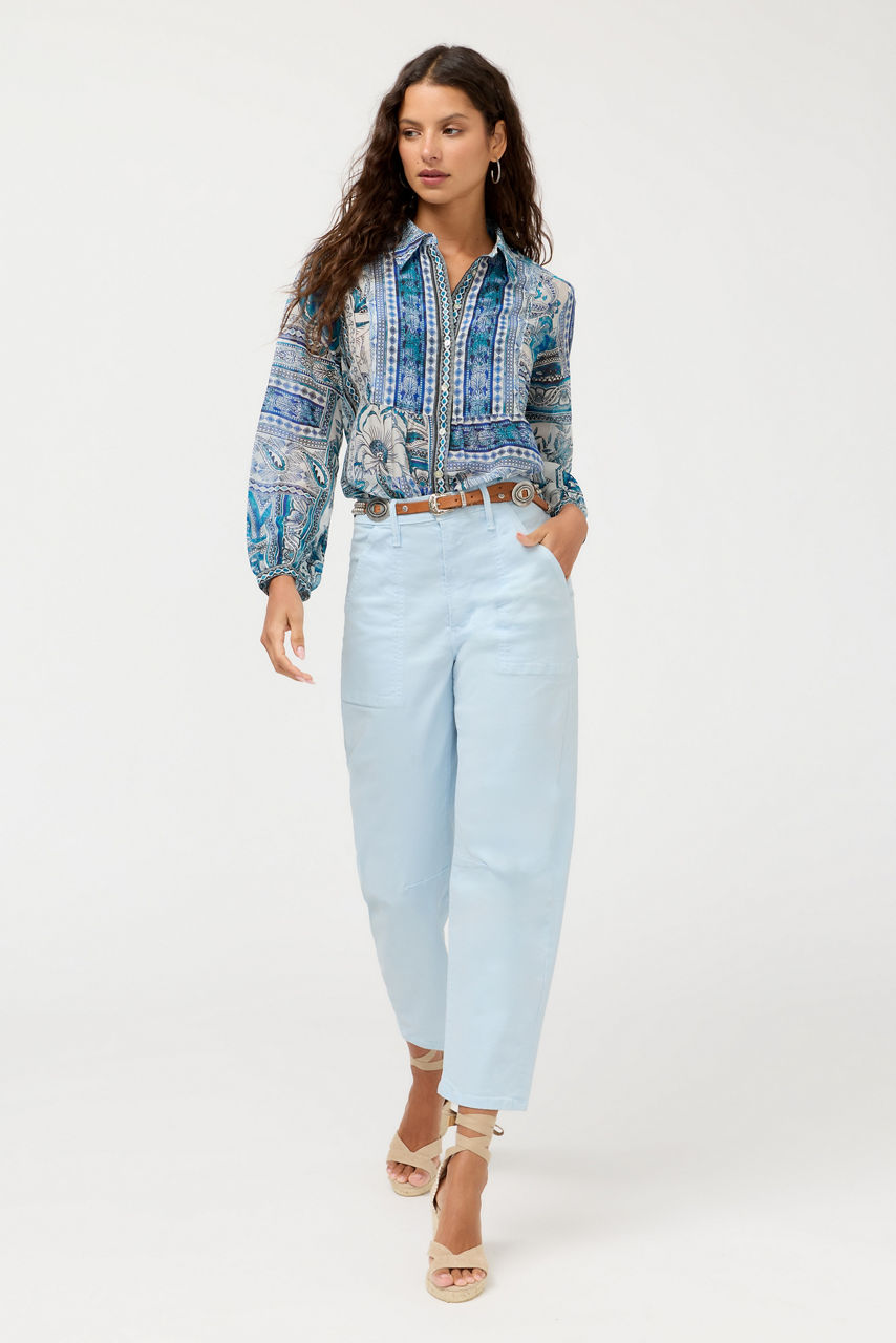 RELAXED YOKE SHIRT, , large image 1