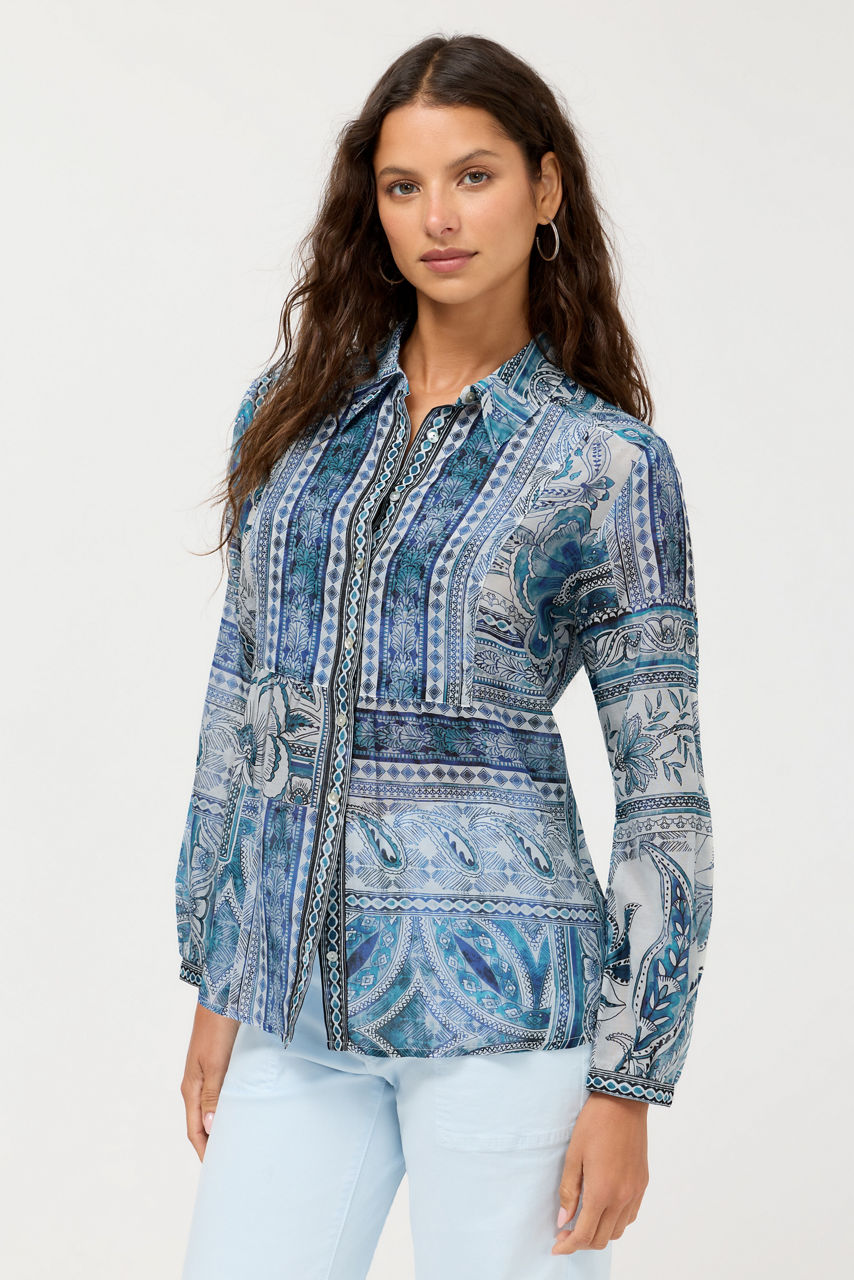 RELAXED YOKE SHIRT, , large image 2