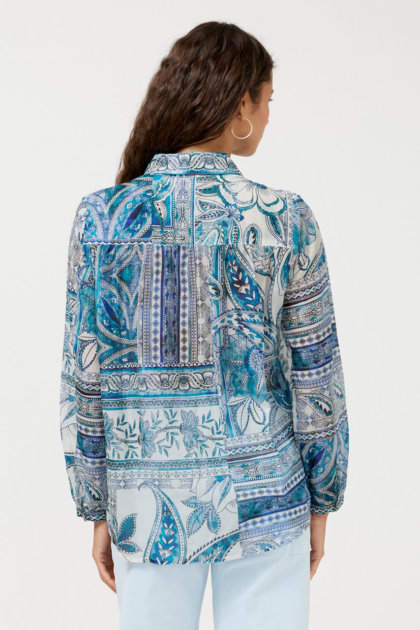 RELAXED YOKE SHIRT, , large image 3