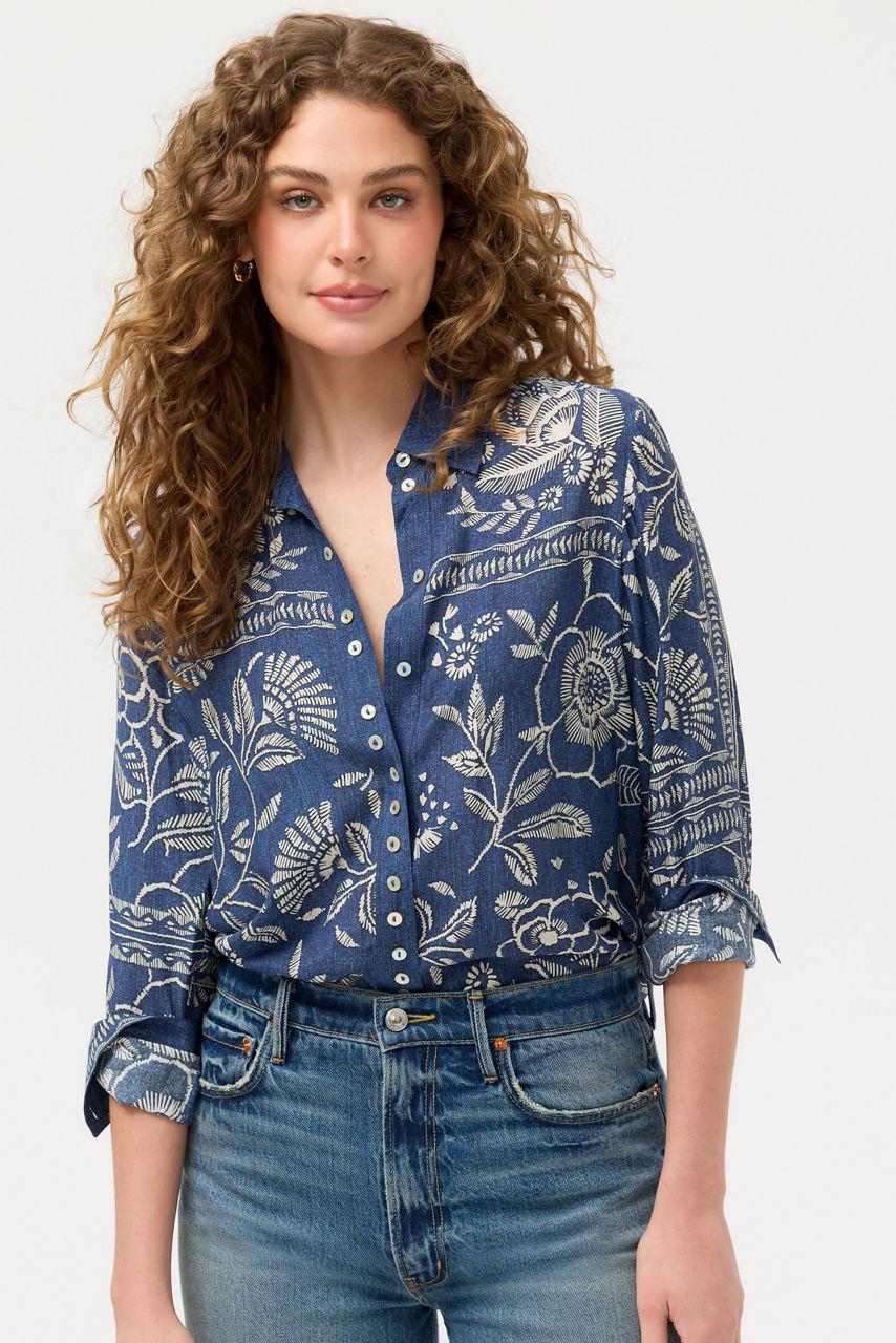 VAELIS BUTTON DETAIL SHIRT, , large image 3