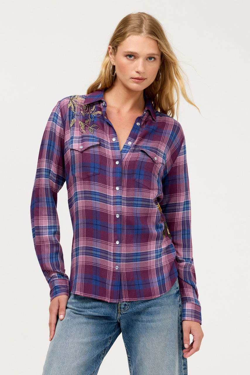 WESTWARD PLAID SHIRT, , large image 2