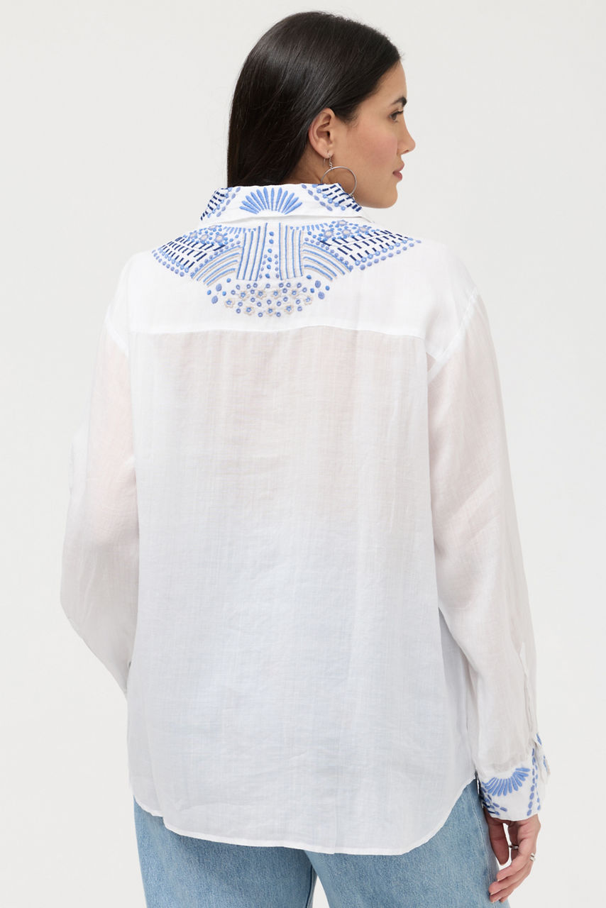 RELAXED BUTTON DOWN SHIRT, , large image 4