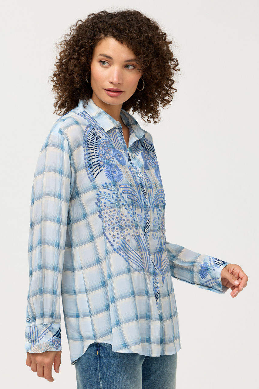 RELAXED BUTTON DOWN SHIRT, , large image 2