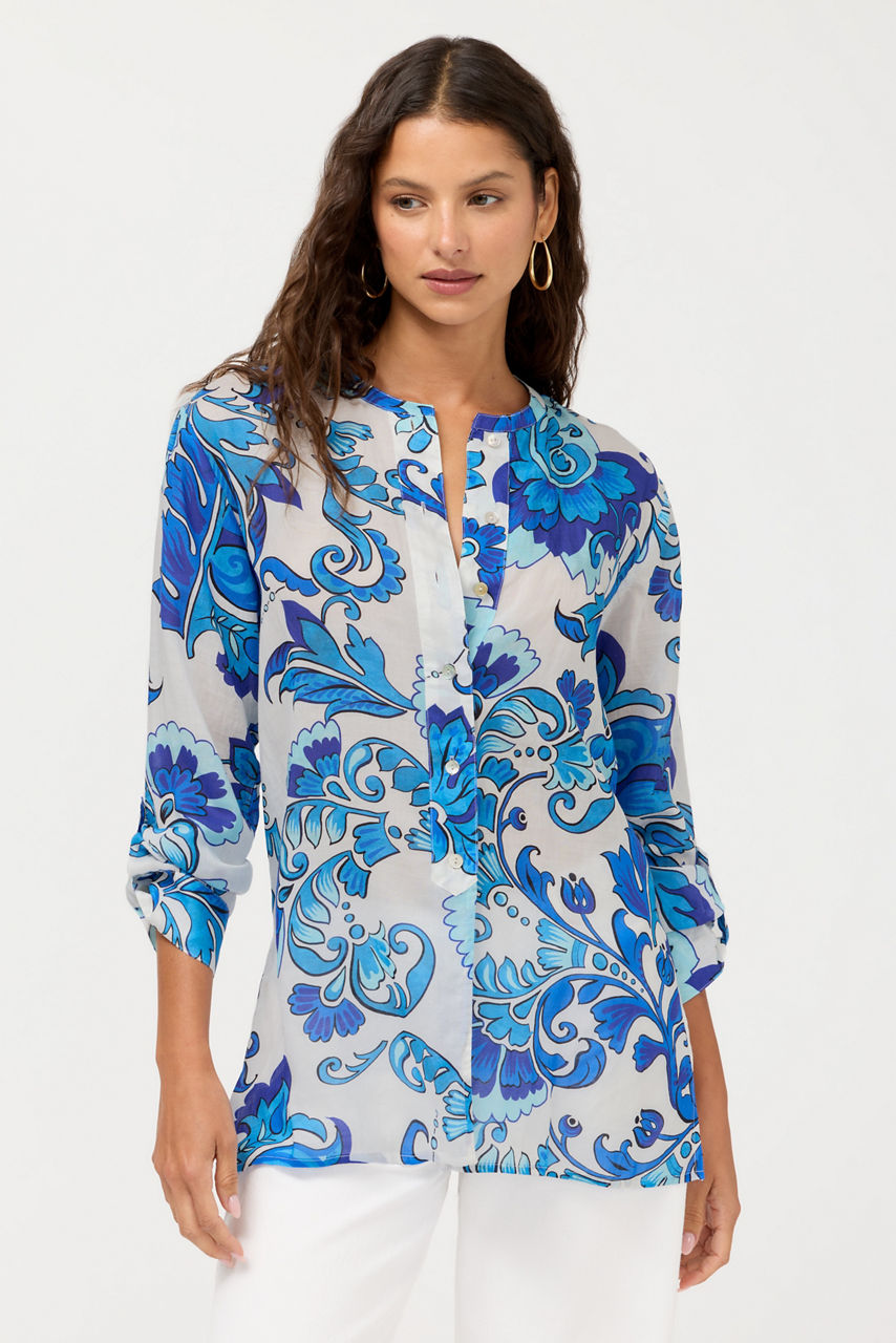 HENLEY POPOVER TUNIC, , large image 1