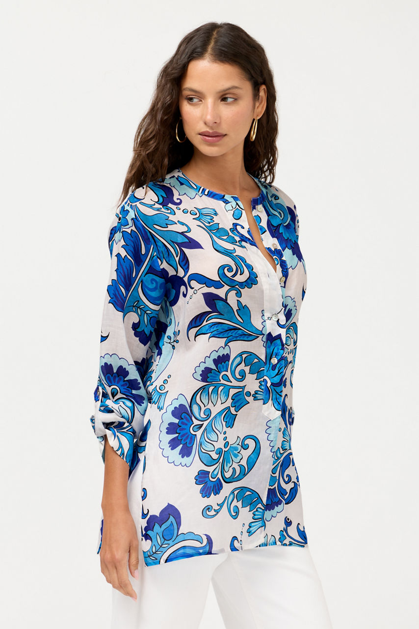 HENLEY POPOVER TUNIC, , large image 3