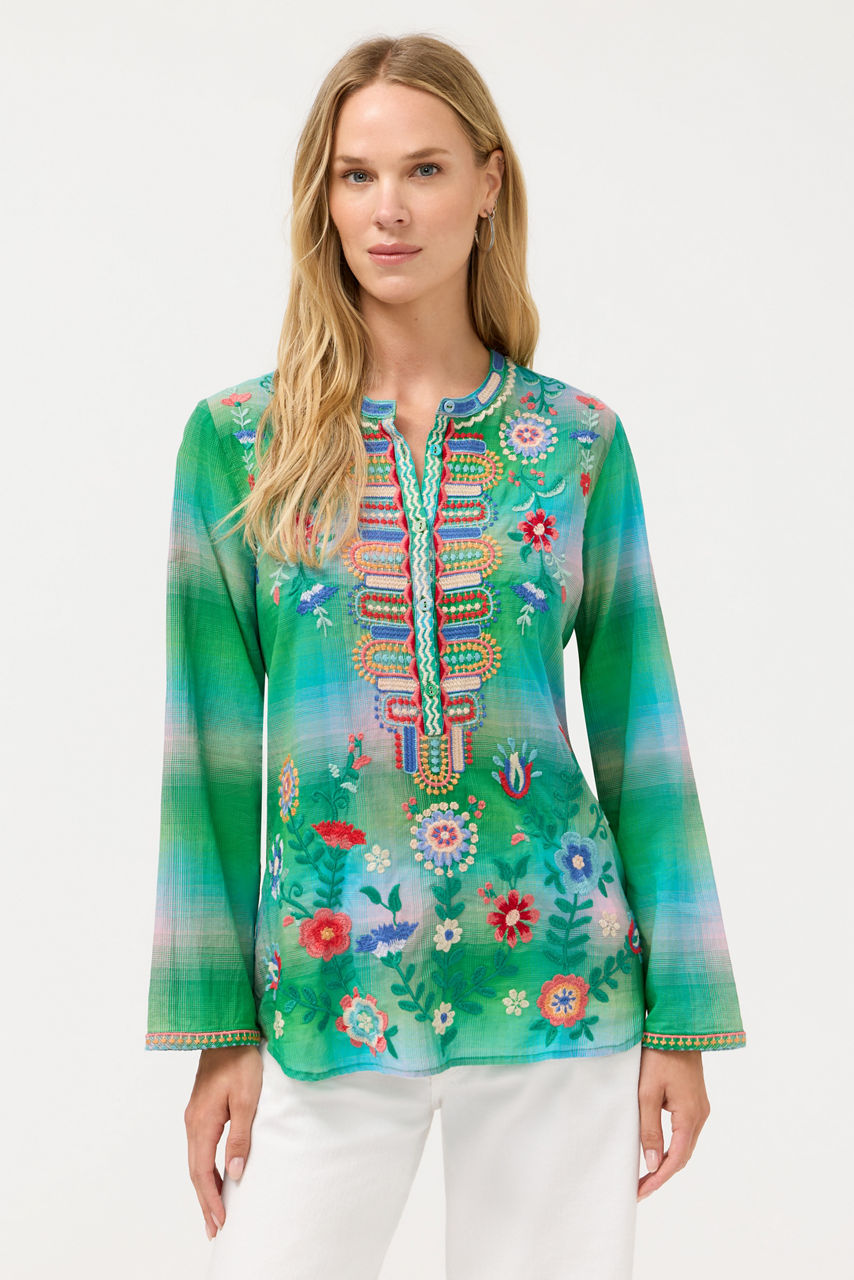VINTAGE HENLEY TUNIC, , large image 1