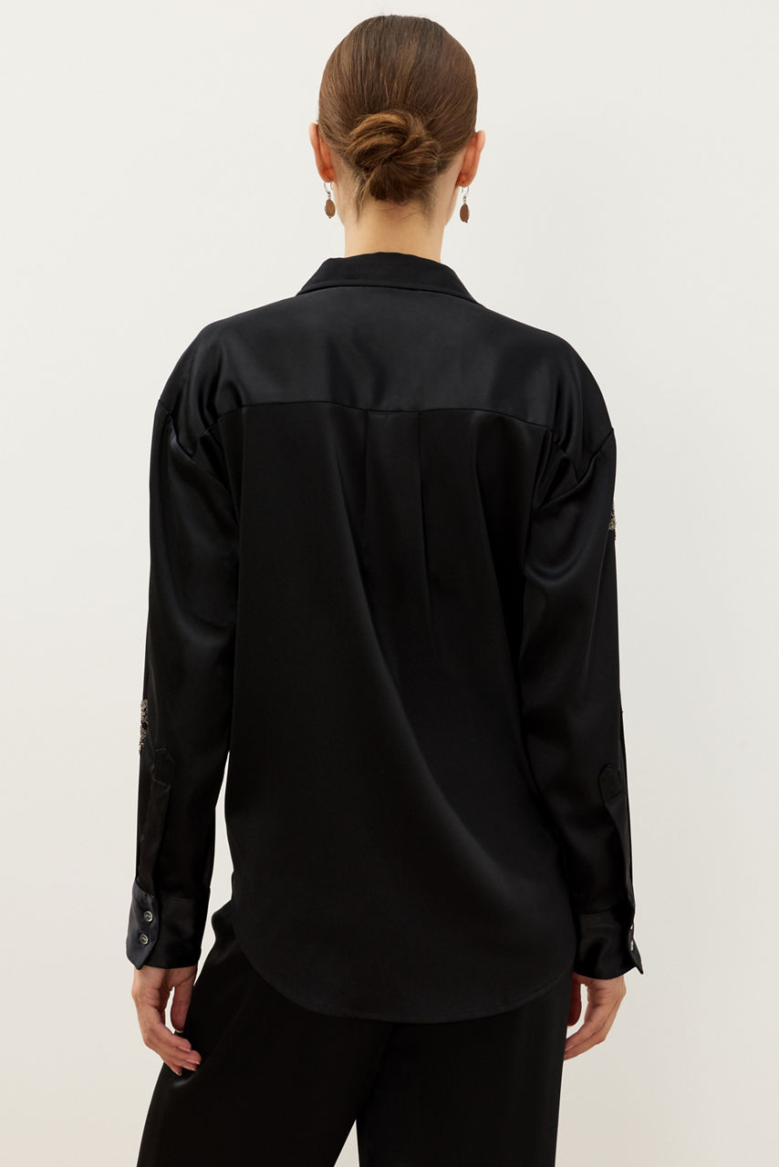 BEADED OVERSIZED SHIRT, , large image 4