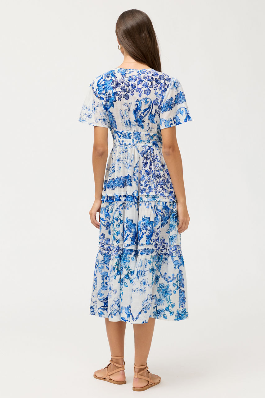 PINTUCK TIERED DRESS, , large image 4