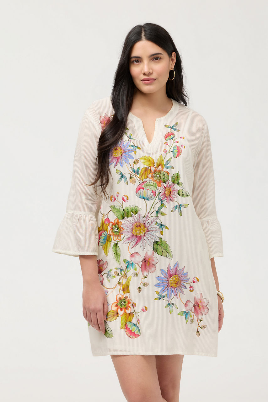 RUFFLE SLEEVE DRESS, , large image 2