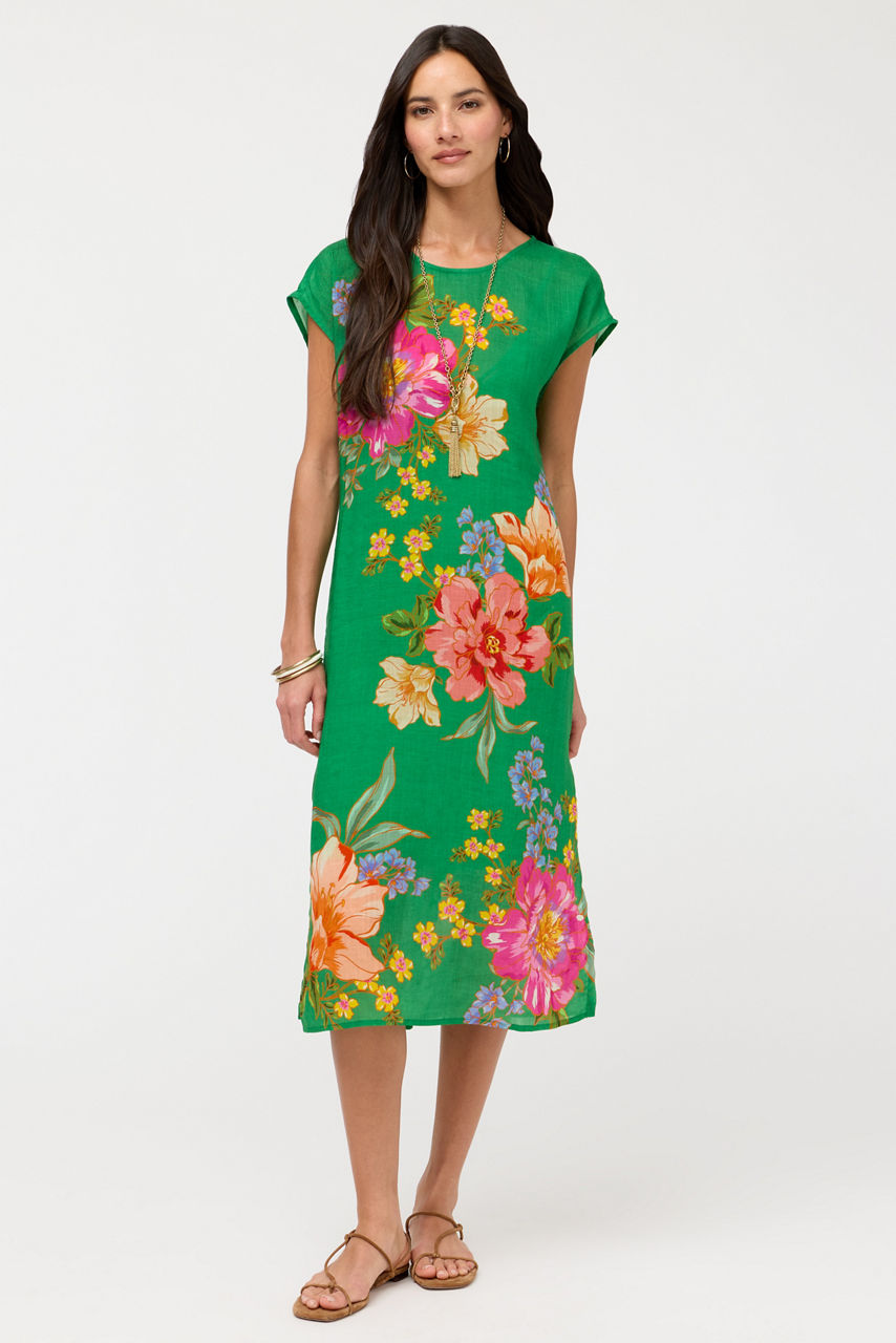 SIDE SLIT SHIFT DRESS, , large image 1