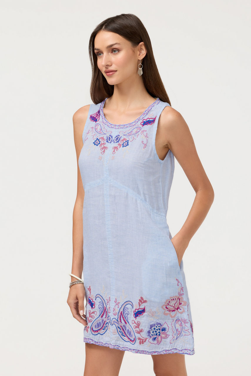 CHEVRON TANK DRESS, , large image 3