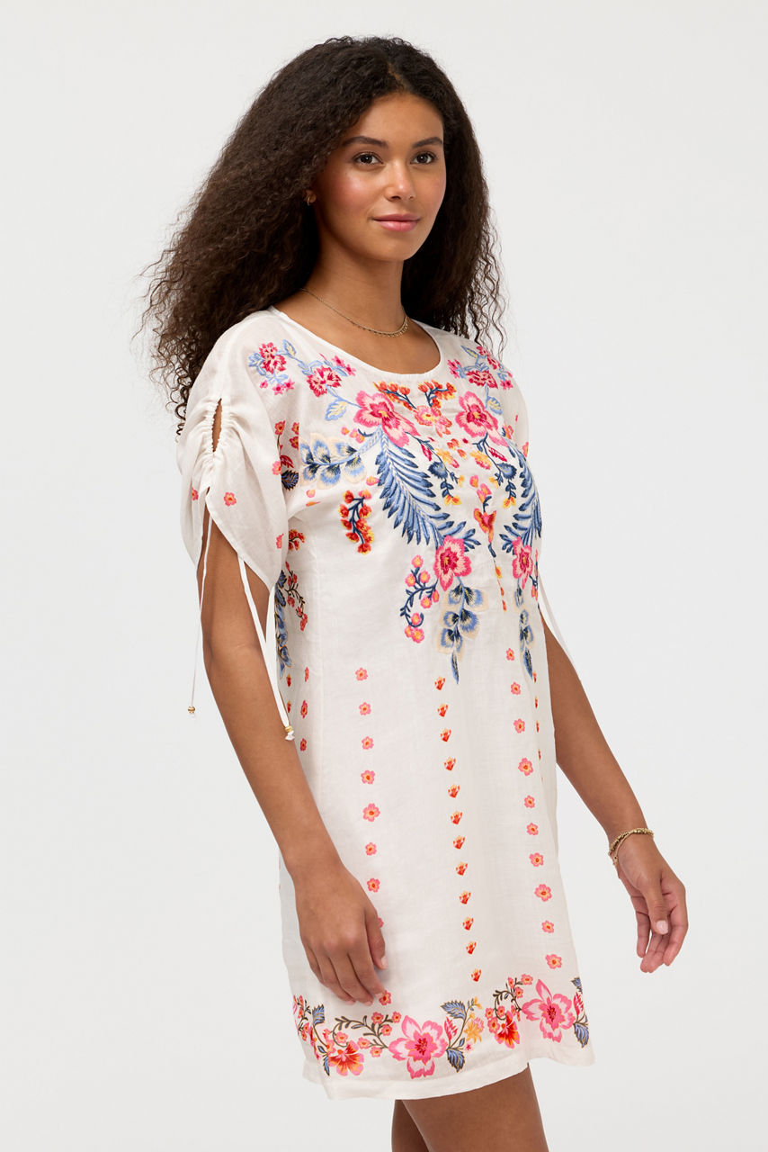 RUCHED SLEEVE DRESS, , large image 2