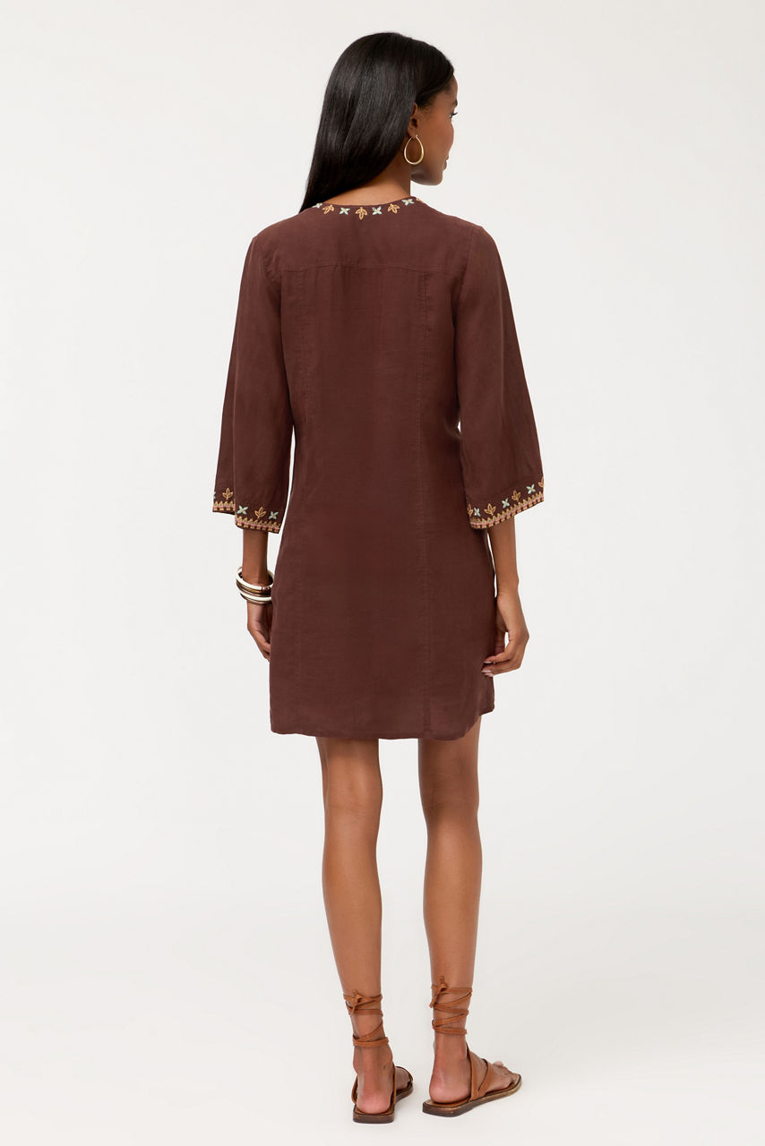SEAMED SWING DRESS, , large image 3
