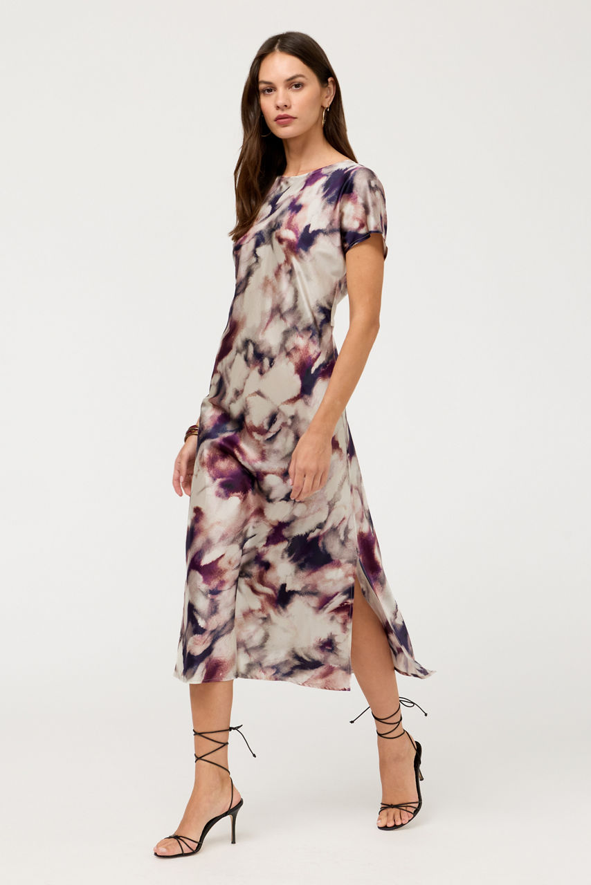 BIAS DOLMAN DRESS, , large image 1
