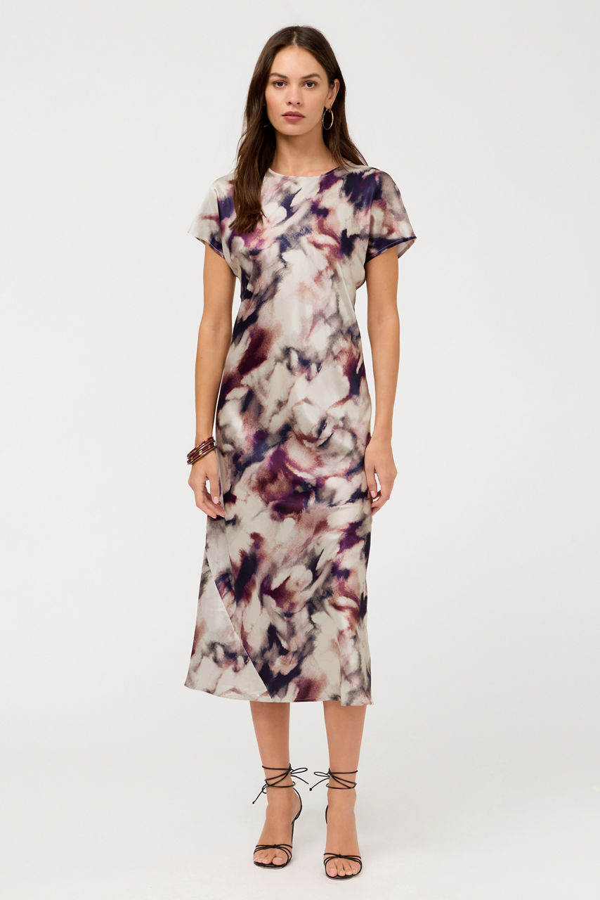 BIAS DOLMAN DRESS, , large image 2