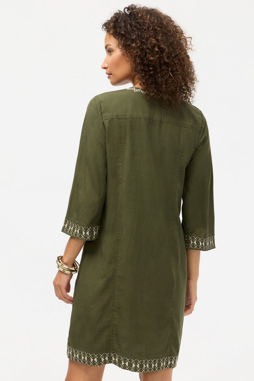 RILEY SEAMED SWING DRESS, , large image 4