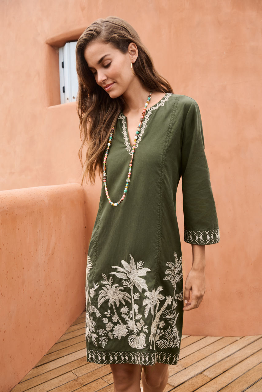 RILEY SEAMED SWING DRESS, , large image 5