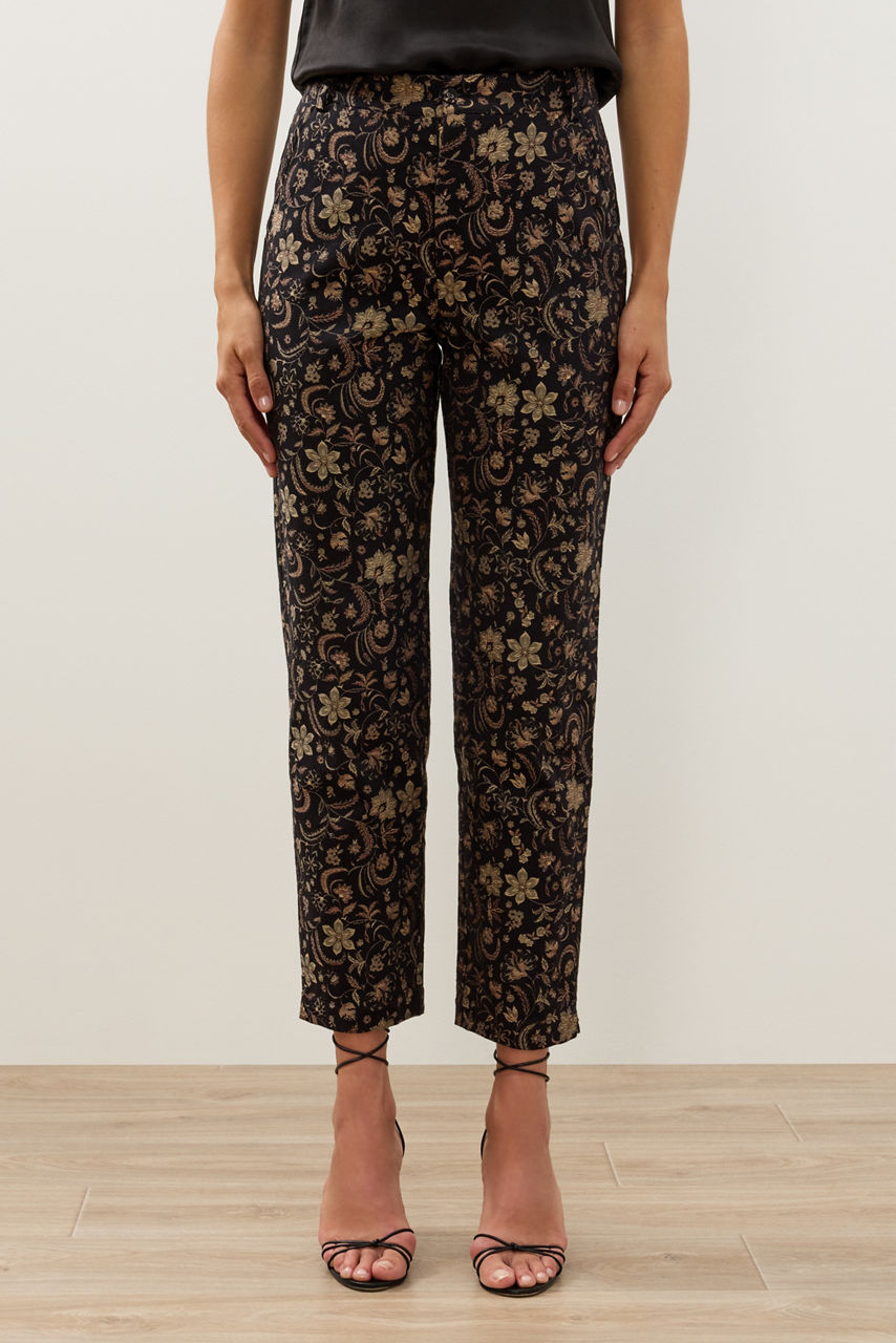 JACQUARD CIGARETTE PANT, , large image 2