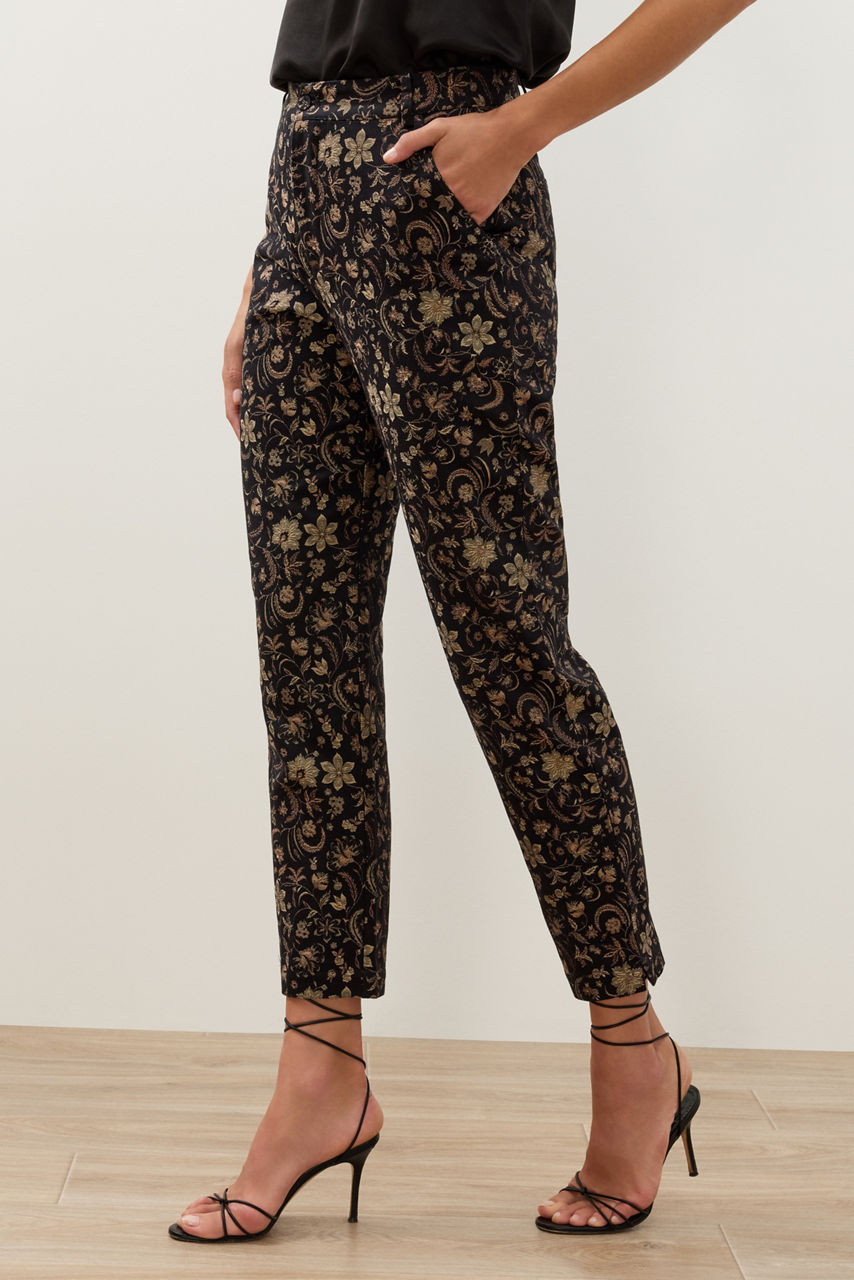 JACQUARD CIGARETTE PANT, , large image 3