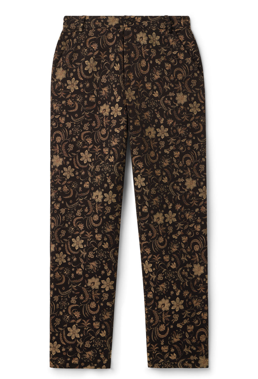 JACQUARD CIGARETTE PANT, , large image 5