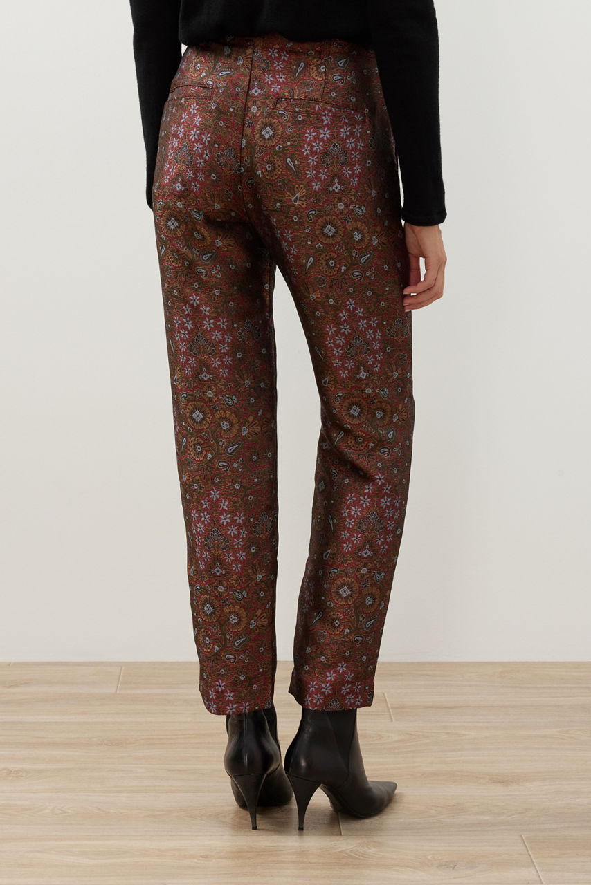 JACQUARD CIGARETTE PANT, , large image 3