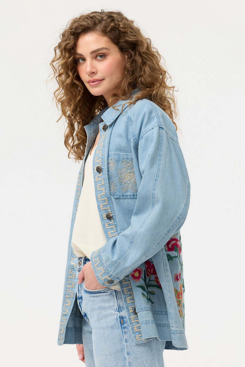 SUNNIE OVERSIZED DENIM JACKET, , large image 1