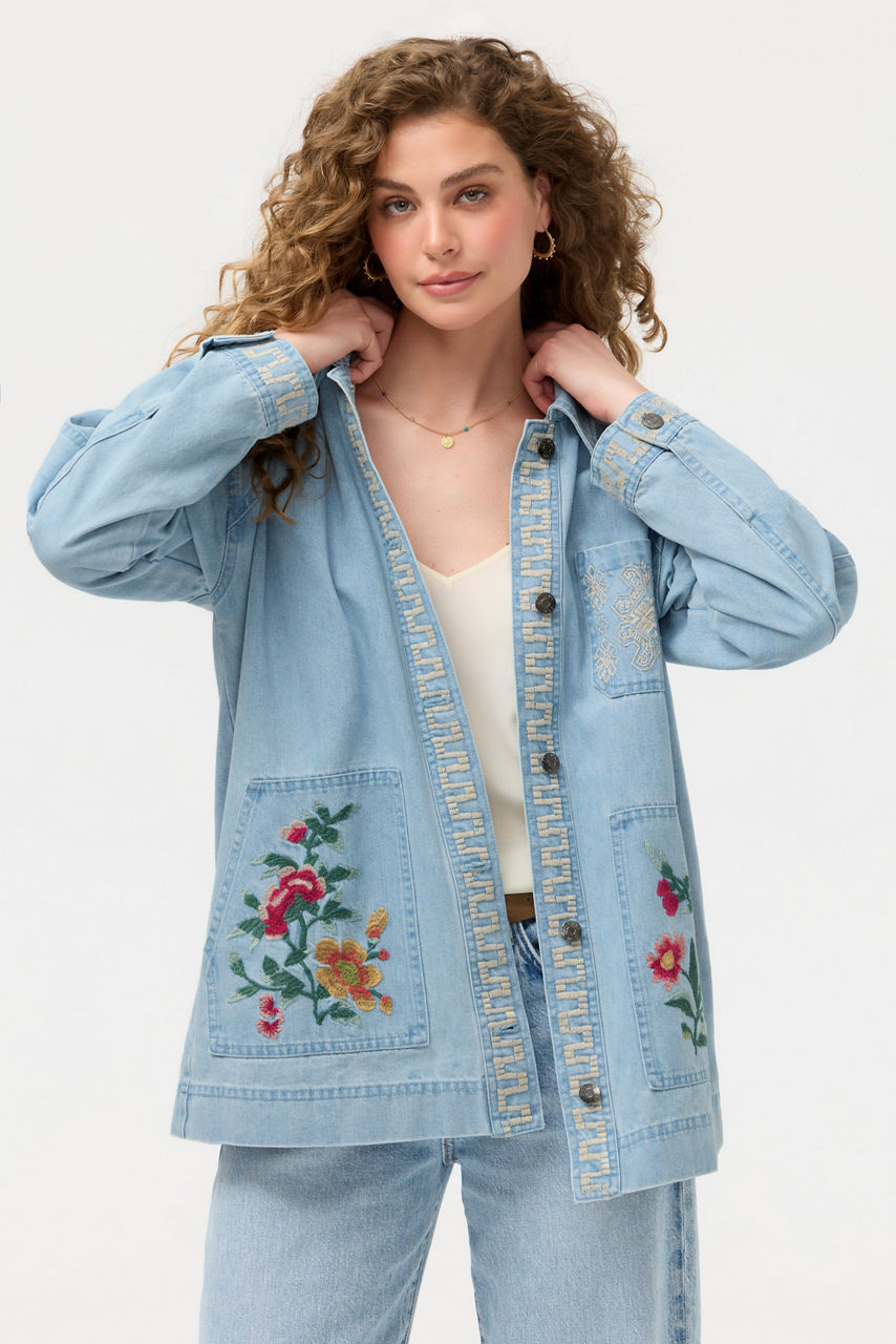 SUNNIE OVERSIZED DENIM JACKET, , large image 2