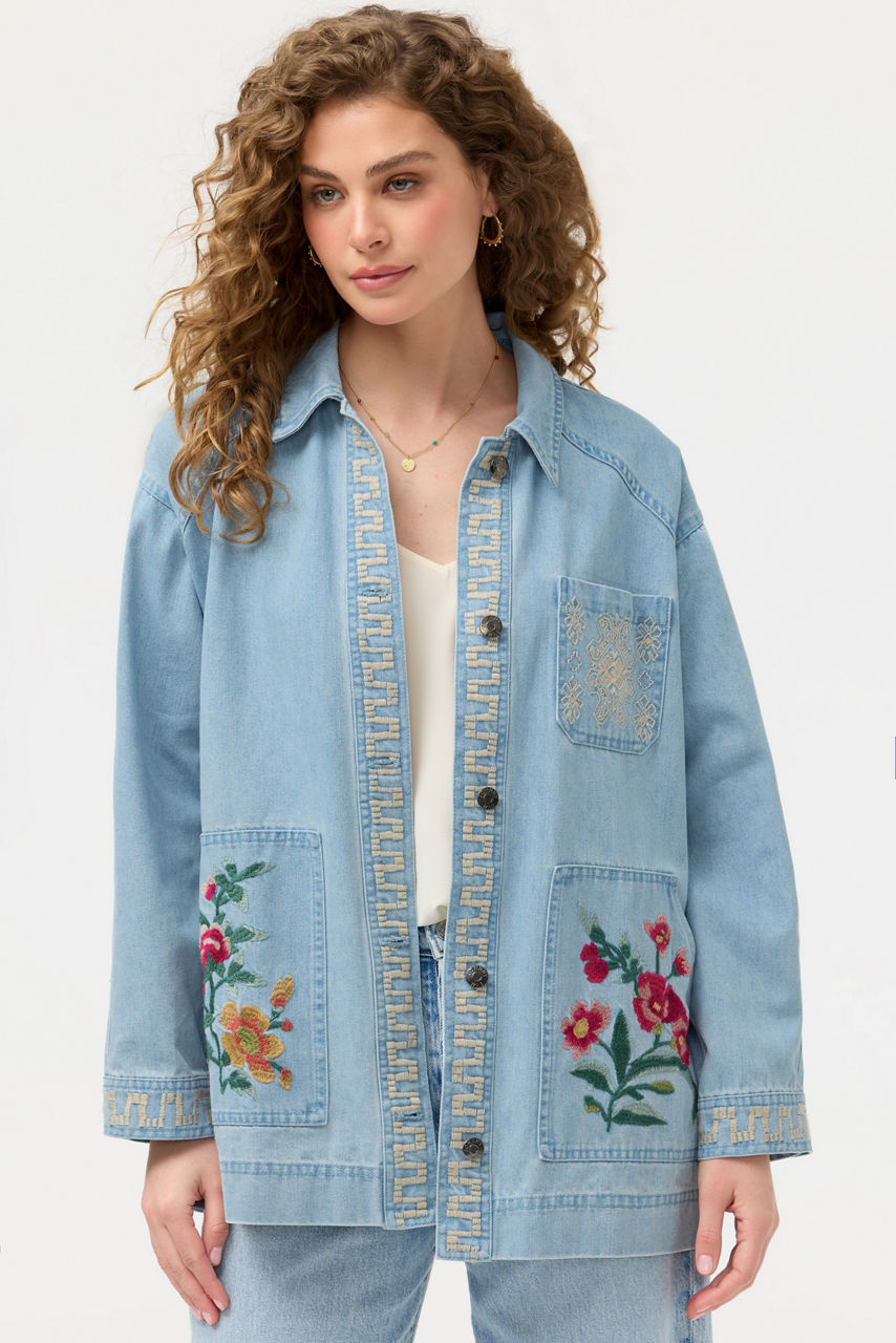 SUNNIE OVERSIZED DENIM JACKET, , large image 3