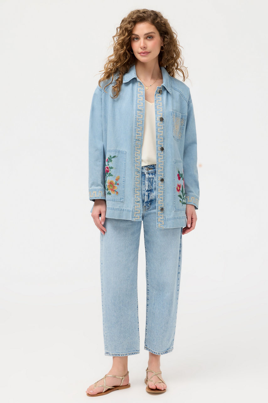 SUNNIE OVERSIZED DENIM JACKET, , large image 4