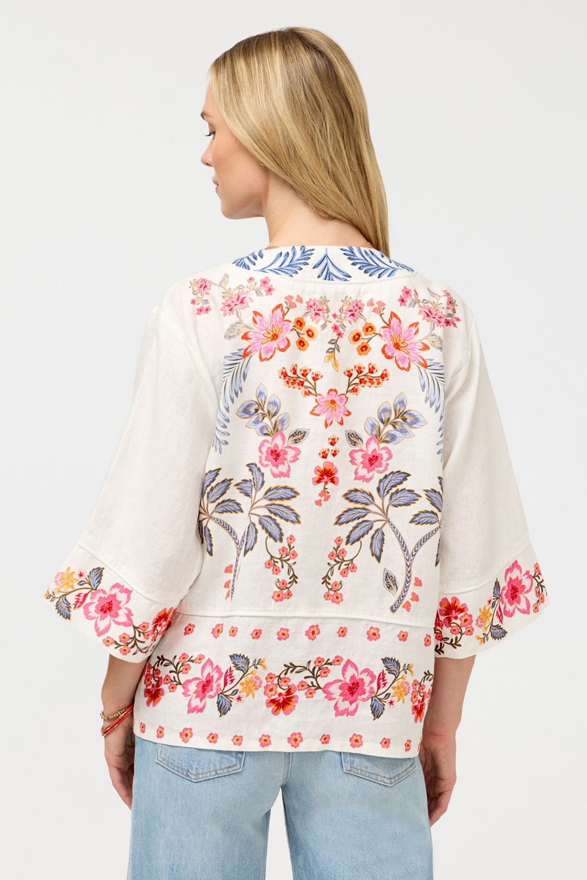 WIDE HEM KIMONO, , large image 4