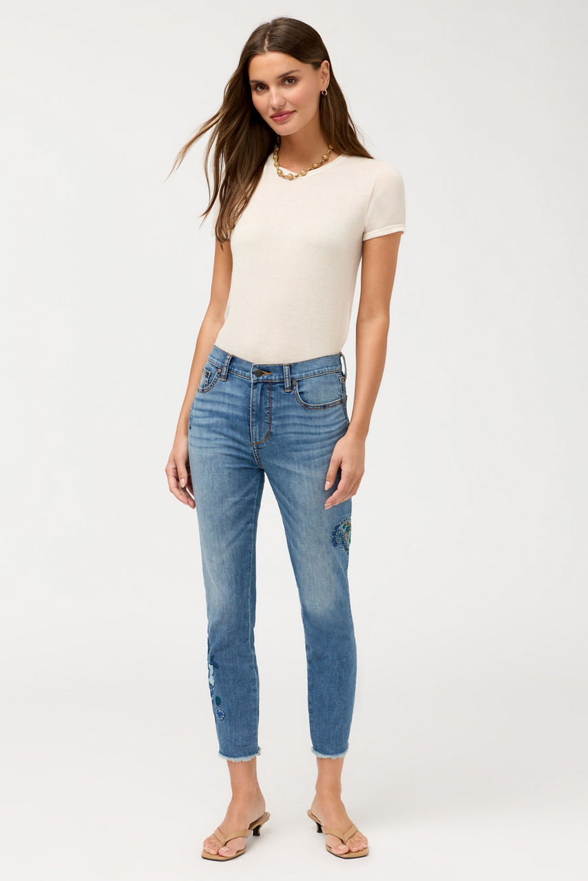 THE CROPPED SKINNY JEAN, , large image 1