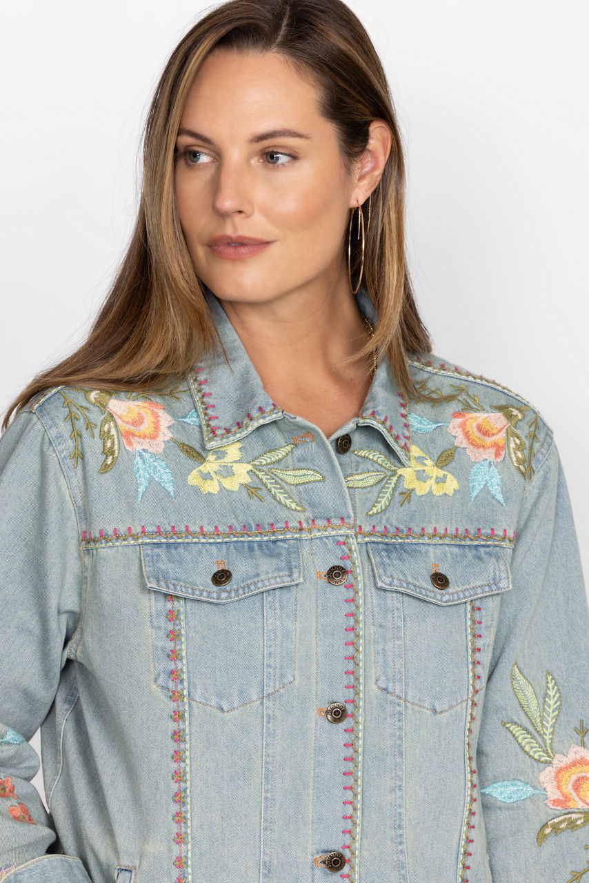 CAMELLIA OVERSIZED DENIM JACKET - thumbnail 10