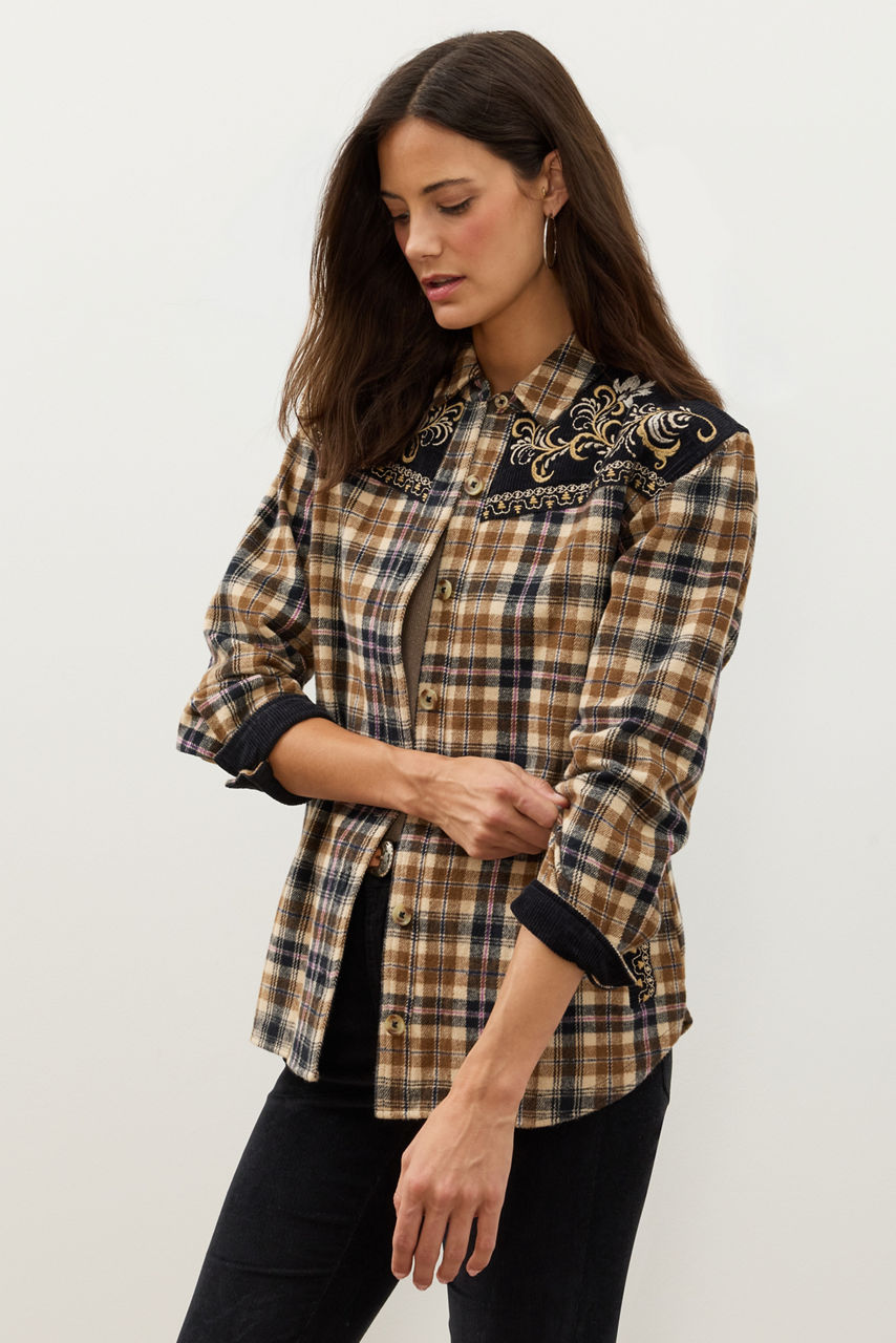PETRI FLANNEL SHIRT JACKET, , large image 3