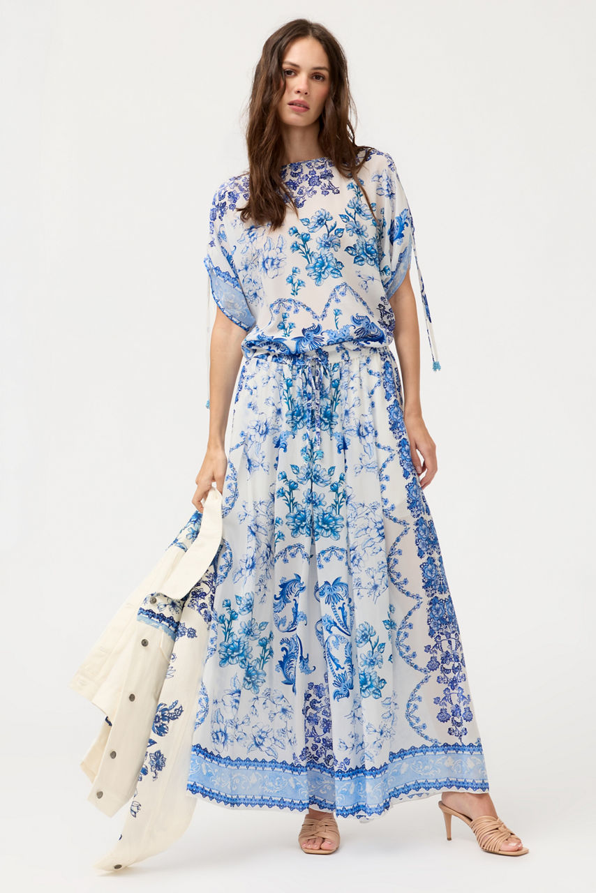 PLEATED WIDE LEG PANT, , large image 4