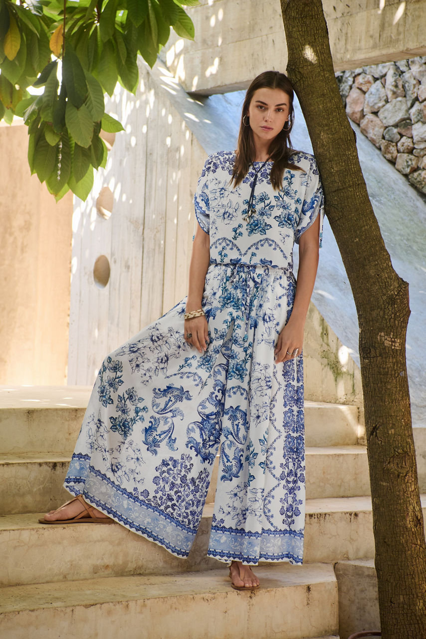 PLEATED WIDE LEG PANT, , large image 5