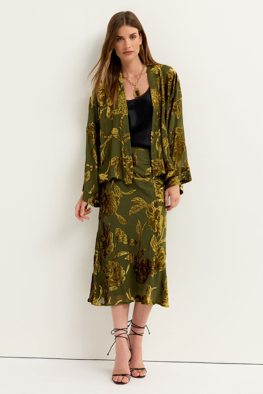 ENDORA MIDI SKIRT, , large image 1