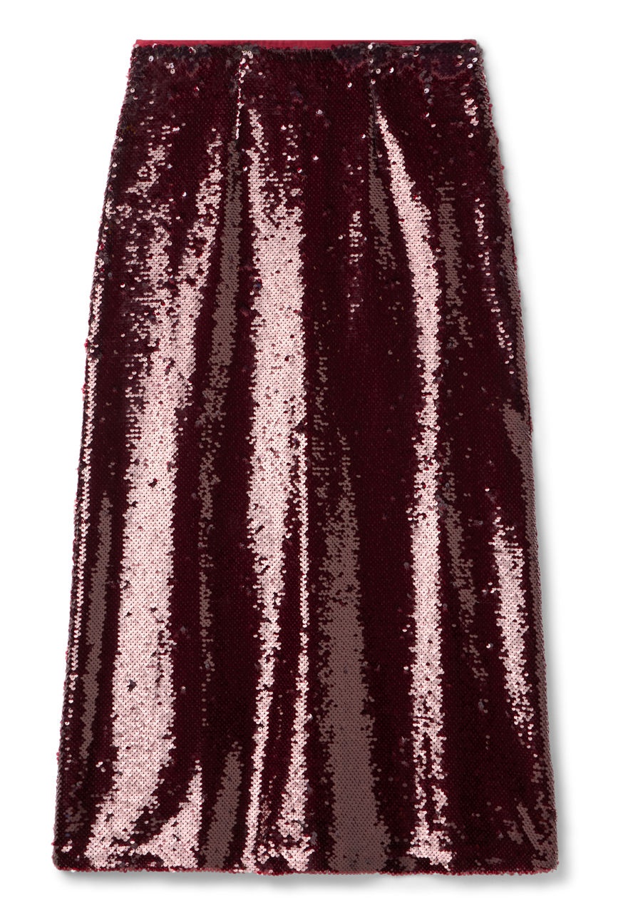 CLASSIC SEQUIN MIDI SKIRT, , large image 4